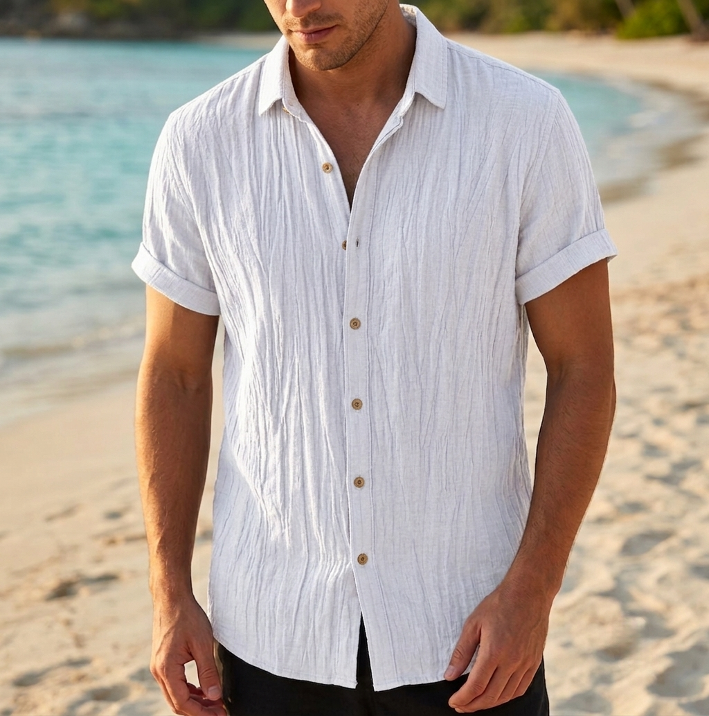 Como Linen Short Sleeve Shirt