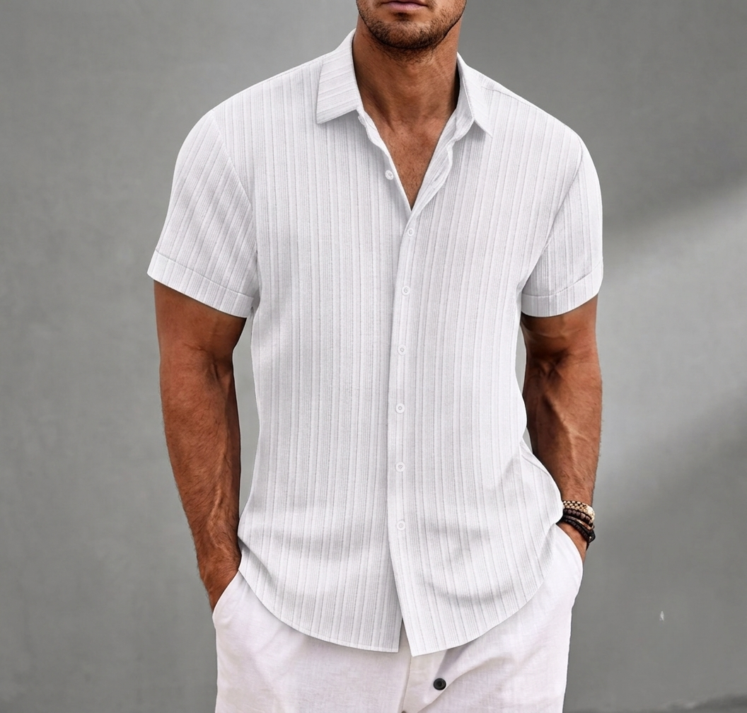 Gaeta Striped Button-Up Shirt