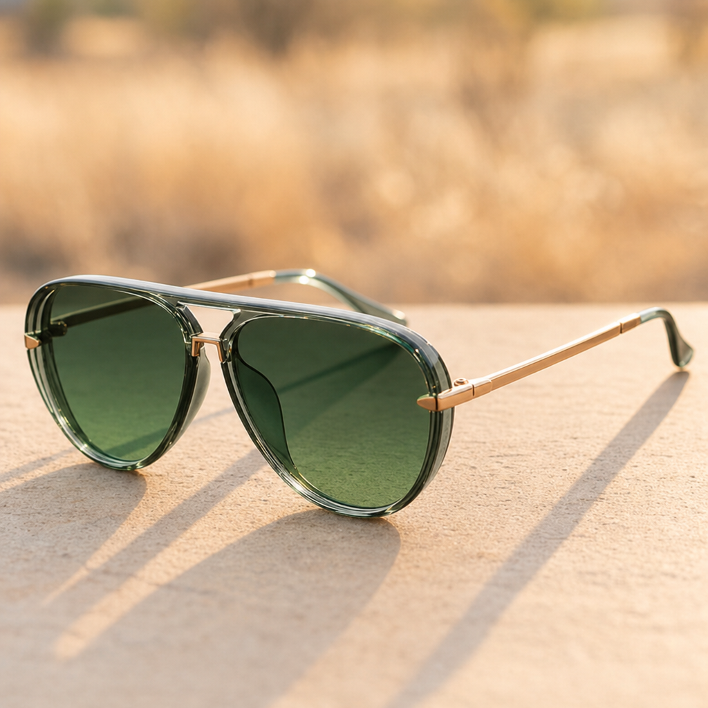 Women's Chania Sunglasses in Green