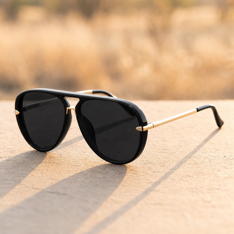Women's Chania Sunglasses in Black